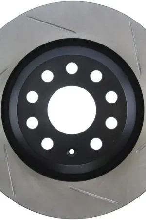 StopTech Power Slot Left Rear Slotted Rotor For VW/Audi - 126.33113SL Flash Sale