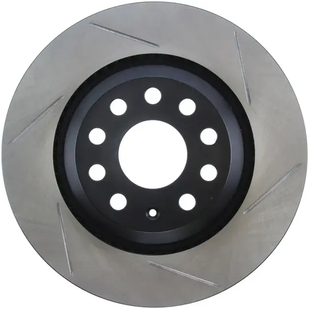 StopTech Power Slot Left Rear Slotted Rotor For VW/Audi - 126.33113SL Flash Sale