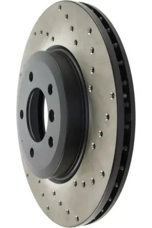 StopTech Front Left Drilled Cryo Rotor For BMW - 128.34052CL Mega Sale