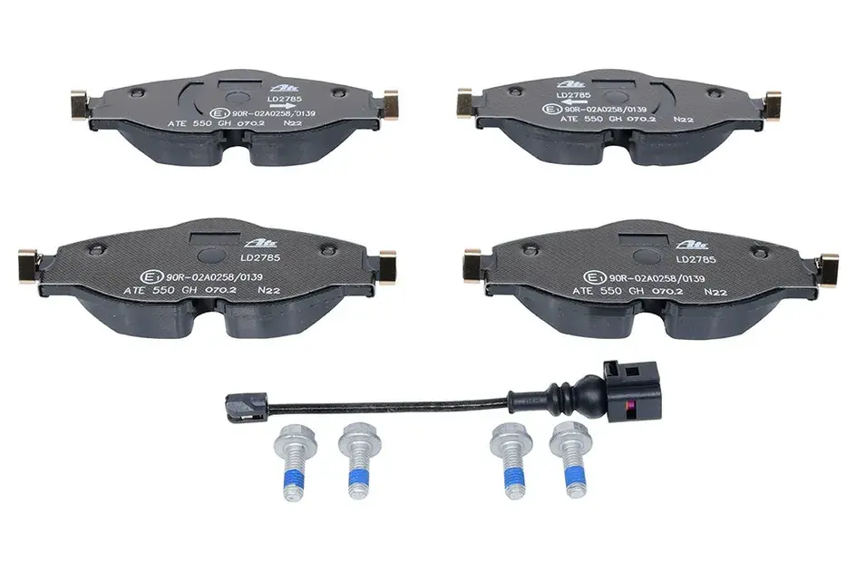 ATE Ceramic Front Disc Brake Pad Set - 5QD698151 Money Back Guarantee