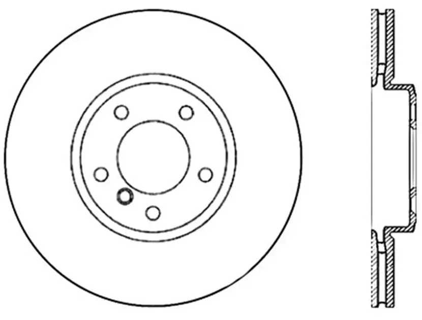 Direct From Manufacturer StopTech Drilled Sport Brake Rotor For BMW - 128.34112R
