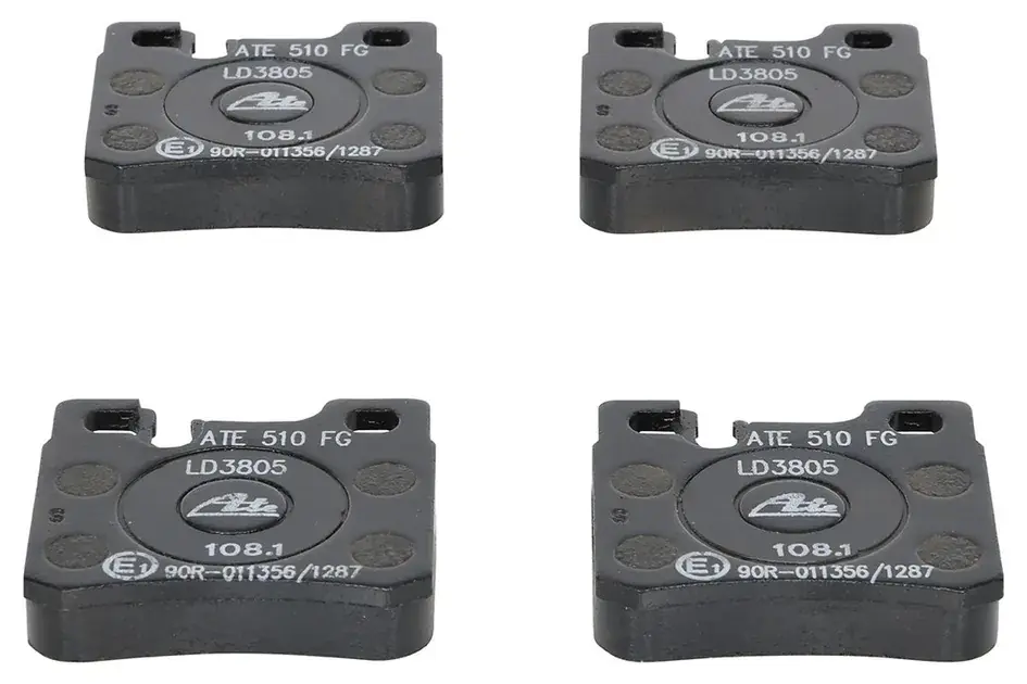 ATE Ceramic Rear Disc Brake Pad Set - 0054201720 Luxury