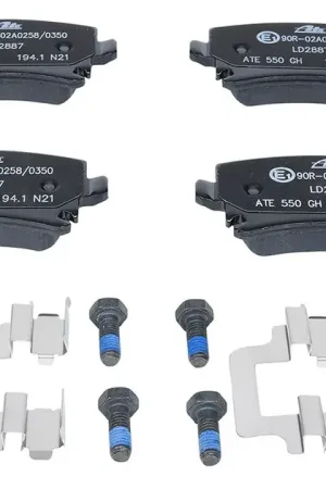 Best Choice ATE Ceramic Rear Disc Brake Pad Set - 4F0698451D
