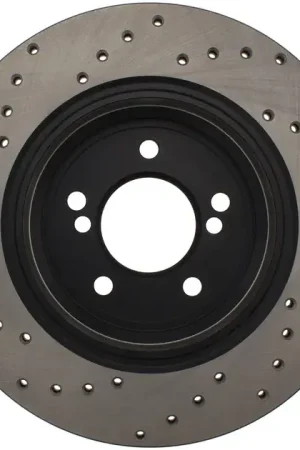 StopTech Rear Left Drilled Rotor For BMW - 128.34054L Free Shipping