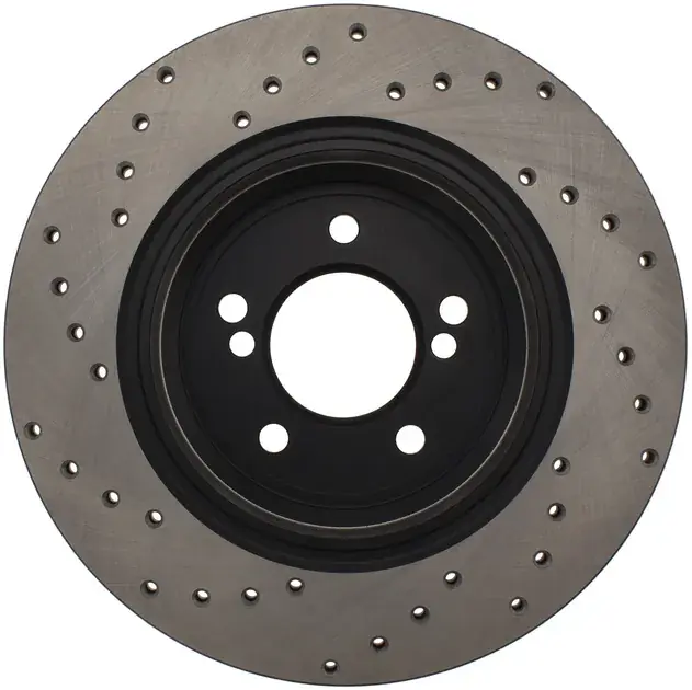StopTech Rear Left Drilled Rotor For BMW - 128.34054L Free Shipping
