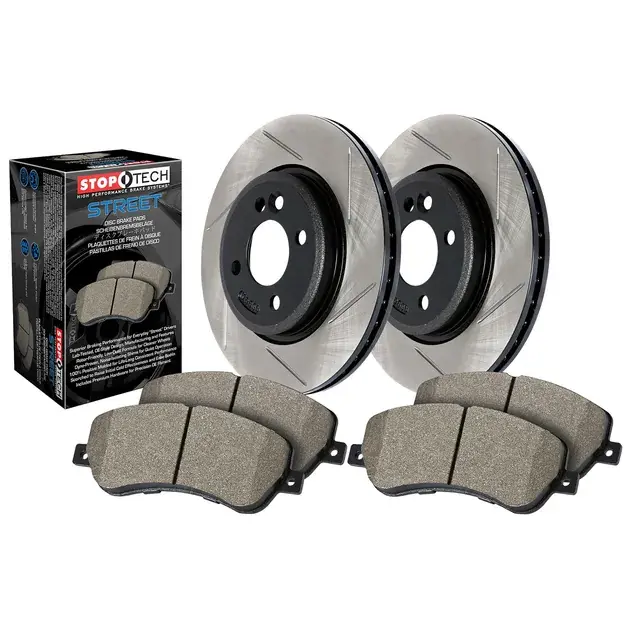 StopTech Front Slotted Street Axle Pack For VW/Audi - 937.33038 Limited Offer