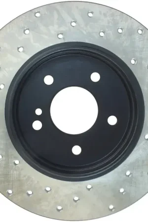 Top Pick StopTech Drilled Sport Brake Rotor For Mercedes - 128.35034L