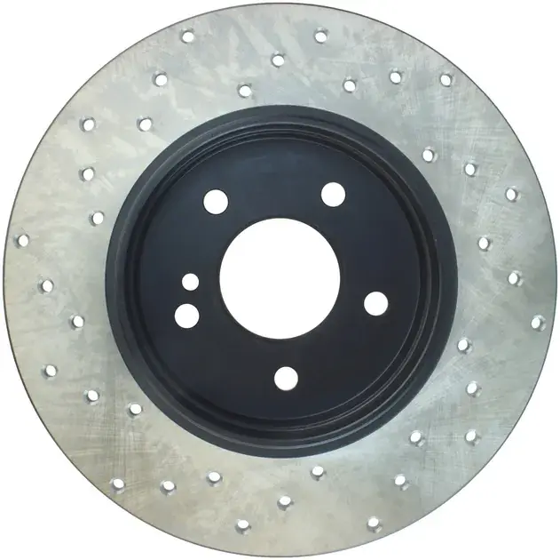 Top Pick StopTech Drilled Sport Brake Rotor For Mercedes - 128.35034L