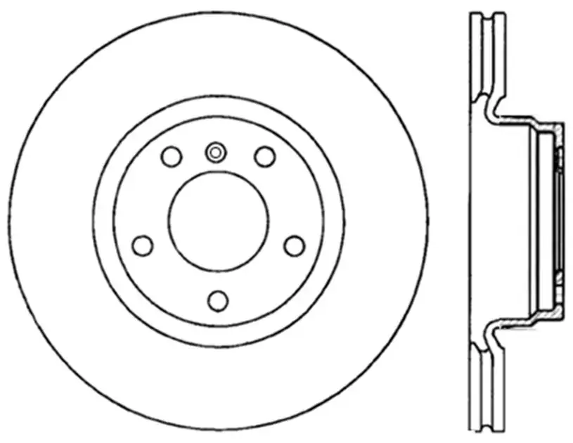 Budget StopTech Drilled Sport Brake Rotor For BMW - 128.34117R