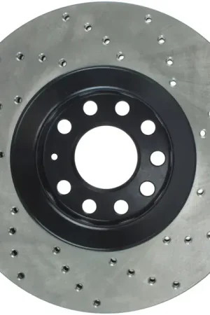 Holiday Sale StopTech Front Right Drilled Rotor For Audi - 128.33096R