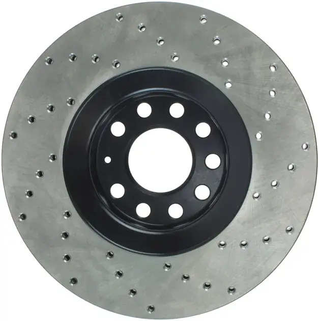 Holiday Sale StopTech Front Right Drilled Rotor For Audi - 128.33096R