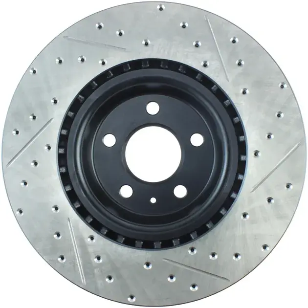 Cheap StopTech Slotted & Drilled Sport Brake Rotor For Audi - 127.33138R