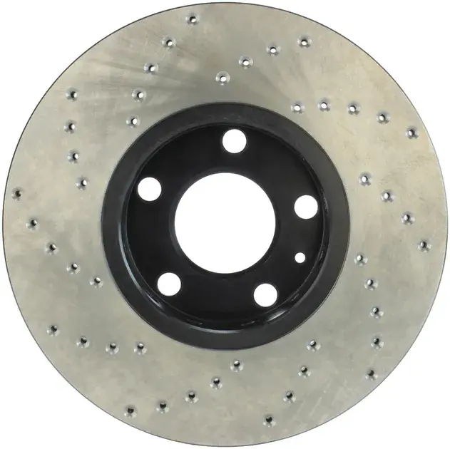 Certified StopTech Front Left Drilled Rotor For VW/Audi - 128.33039L