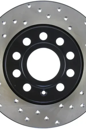 Free Delivery StopTech Drilled Sport Brake Rotor For VW/Audi - 128.33131L