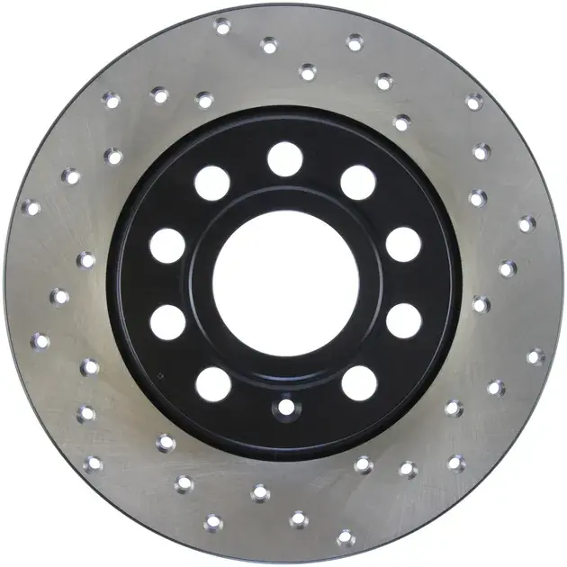 Free Delivery StopTech Drilled Sport Brake Rotor For VW/Audi - 128.33131L
