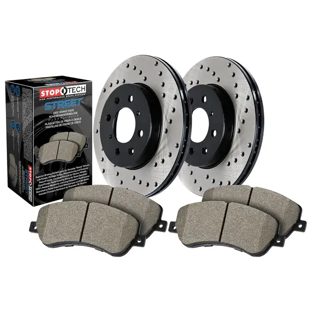 Price Cut StopTech Front Drilled Street Axle Pack For BMW - 939.34045