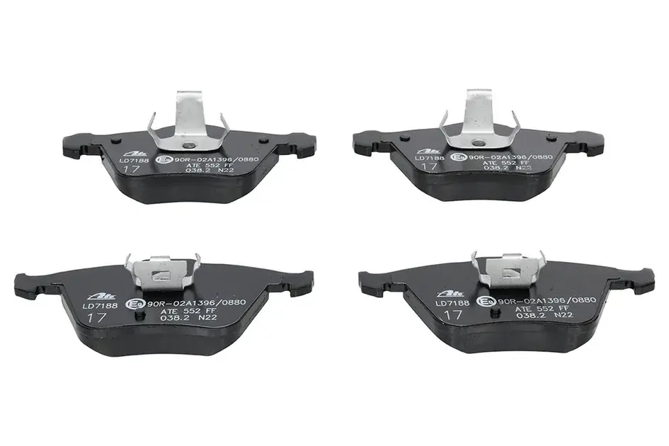 ATE Ceramic Front Disc Brake Pad Set - 31687101 Money Back Guarantee