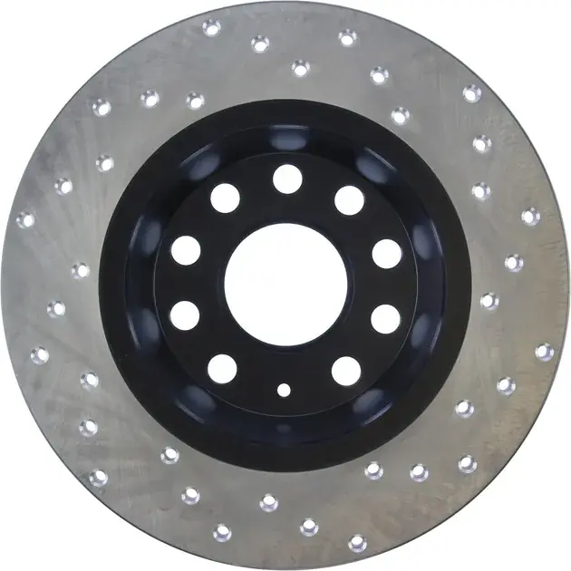 Limited Time StopTech Right CRYO-STOP Drilled Brake Rotor For VW/Audi - 128.33129CR