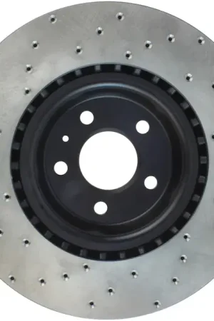 Bargain StopTech Front Left Drilled Rotor For Audi - 128.33138L