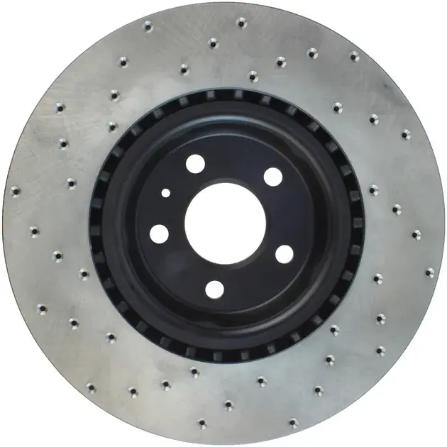 Bargain StopTech Front Left Drilled Rotor For Audi - 128.33138L