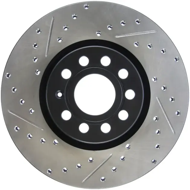 StopTech Slotted & Drilled Sport Brake Rotor For VW/Audi - 127.33098R Free Returns