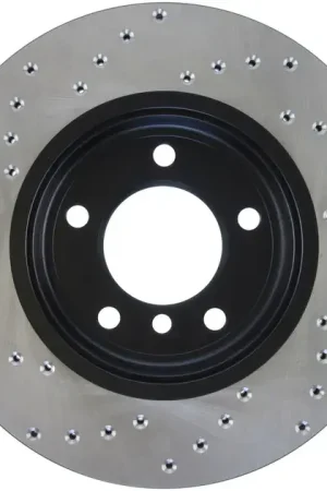 Fresh Stock StopTech Front Left Drilled Rotor For BMW - 128.34048L