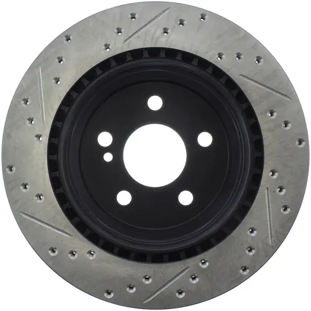 StopTech Slotted & Drilled Sport Brake Rotor For Mercedes - 127.35063L Best Price