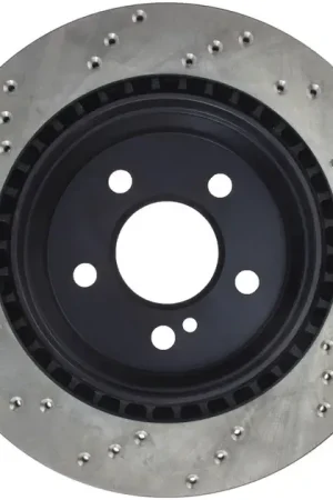 StopTech Rear Drilled Brake Rotor For Mercedes - 128.35063L Same Day Shipping