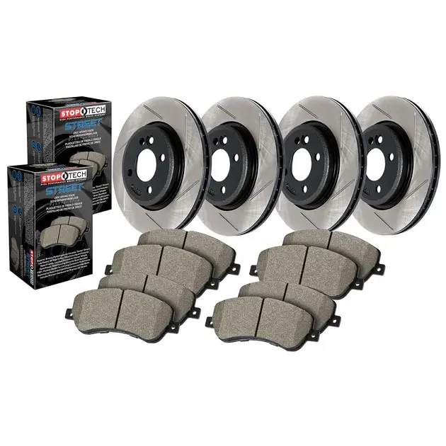 Holiday Sale StopTech 4 Wheel Slotted Street Axle Pack For VW - 934.33158