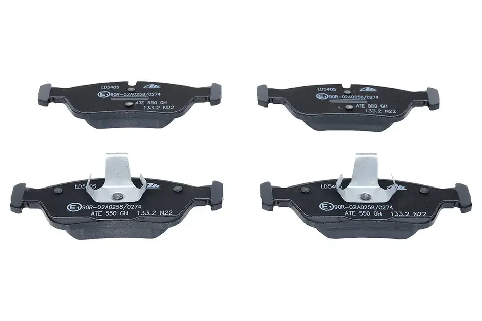 ATE Ceramic Front Disc Brake Pad Set - 34116761244 Authentic