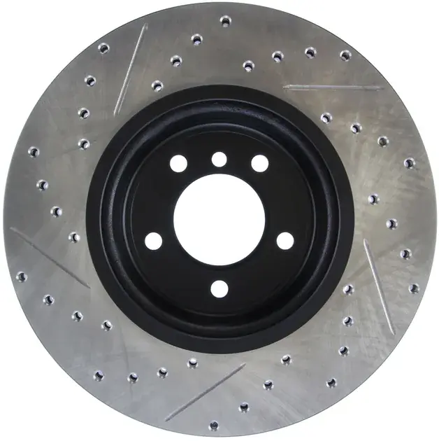 StopTech Slotted & Drilled Sport Brake Rotor For BMW - 127.34104L Editor’s Pick