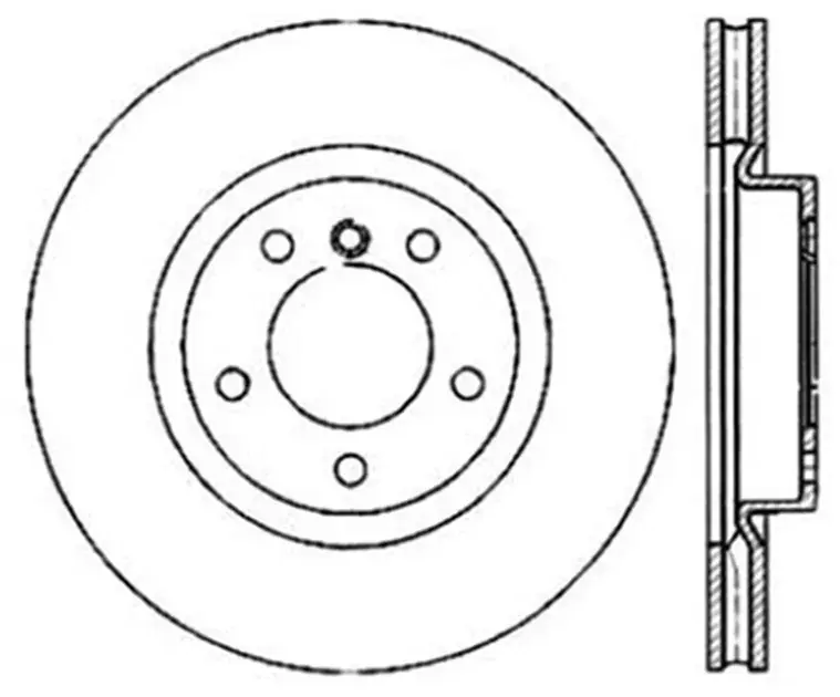 Reduced Price StopTech Front Left Drilled Rotor For BMW - 128.34038L
