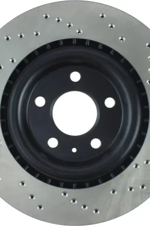 StopTech Rear Right Drilled Cryo Rotor For Audi - 128.33137CR Same Day Shipping