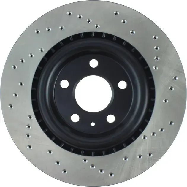 StopTech Rear Right Drilled Cryo Rotor For Audi - 128.33137CR Same Day Shipping