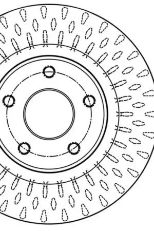 Hot Deal StopTech Front Right Sport Drilled Rotor For VW - 128.67074R