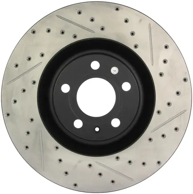 StopTech Slotted & Drilled Sport Brake Rotor For Audi - 127.33087L Time-Limited