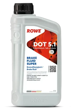 Fast Shipping ROWE Hightec Super DOT 5.1 Brake Fluid - 25104-0010-99 - 1 Liter