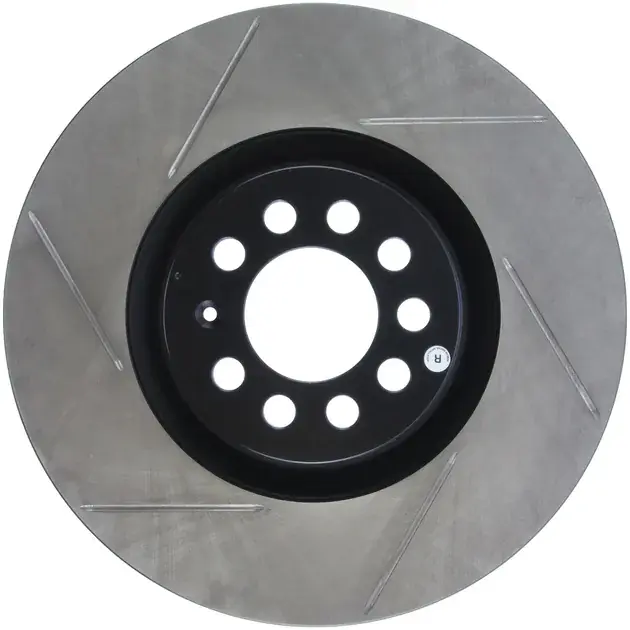 Affordable StopTech Power Slot Right Front Slotted Rotor For VW/Audi - 126.33062SR