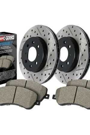 Buy Today StopTech Rear Drilled & Slotted Street Axle Pack For BMW - 938.34531