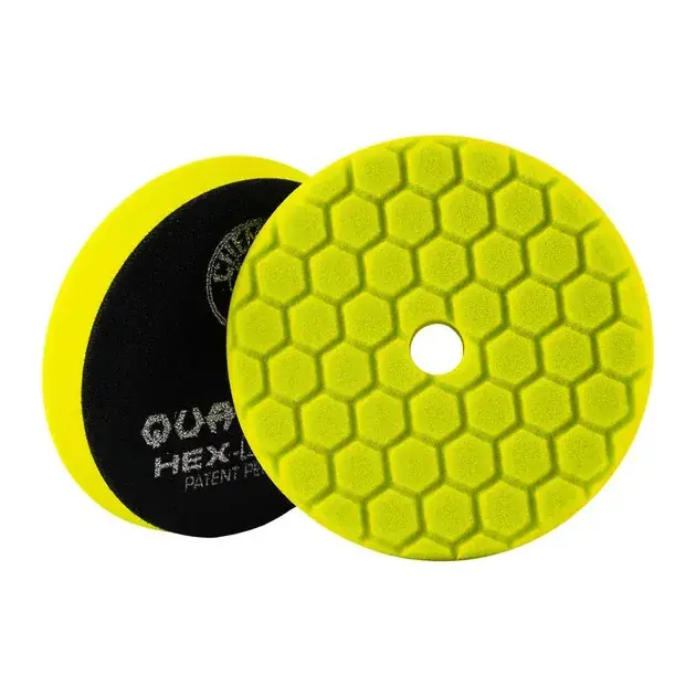 Worldwide Shipping Chemical Guys Hex-Logic Quantum Heavy Cutting Pad Yellow (6.5 Inch)