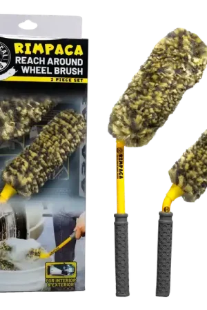 Viral Chemical Guys Rimpaca Reach Around Ultimate Wheel Brush Set (2 Pcs)