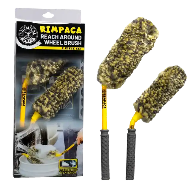 Viral Chemical Guys Rimpaca Reach Around Ultimate Wheel Brush Set (2 Pcs)