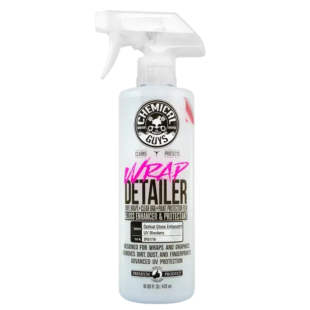 Today Only Chemical Guys Wrap Detailer Gloss Enhancer And Protectant For Vinyl Wraps (16 Fl. Oz.