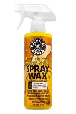 Free Returns Chemical Guys Blazin' Banana Carnauba Spray Wax (16 Fl.Oz.)