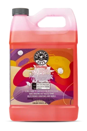 Chemical Guys Sticky Snowball Snow Foam Auto Wash (1 Gallon) Top Pick