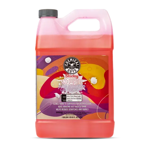 Chemical Guys Sticky Snowball Snow Foam Auto Wash (1 Gallon) Top Pick