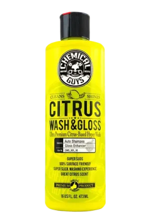 Chemical Guys Citrus Wash And Gloss Concentrated Car Wash (16 Fl. Oz.) While Supplies Last