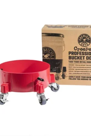 Chemical Guys Creeper Professional Bucket Dolly (Red) Same Day Shipping