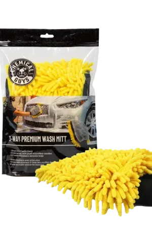 Last Chance Chemical Guys Three-Way Premium Microfiber Wash Mitt