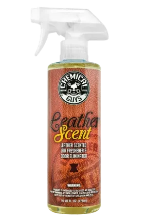 Chemical Guys Leather Scent Air Freshener And Odor Eliminator (16 Fl. Oz.) Price Drop